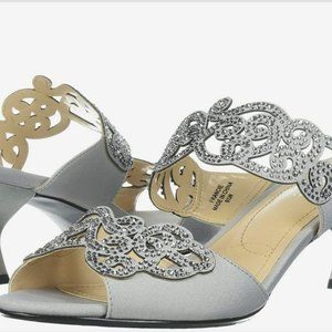 🆕 Elegant silver sandals wedding